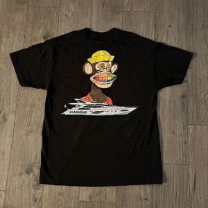 Diamond Suppy Co x Bored Ape Shirt Large Adult Unisex Rainbow Grill Sailor Yacht